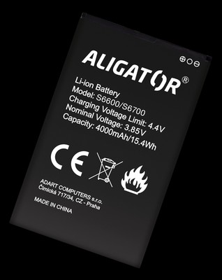 Mobilní telefon ALIGATOR S6700 Duo 4/128GB černý