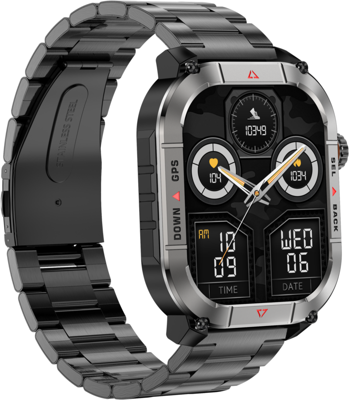 ALIGATOR Watch Sport GPS, černé