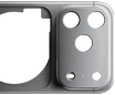 iPhone 17 Pro, pohled zezadu, kovaná hliníková unibody konstrukce