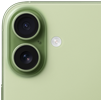 iPhone 17, pohled zezadu, Fusion fotosoustava v levém horním rohu