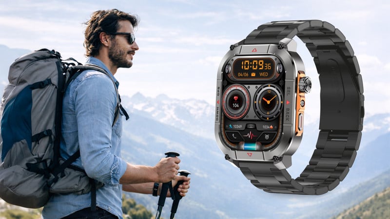 ALIGATOR Watch Sport GPS, černé