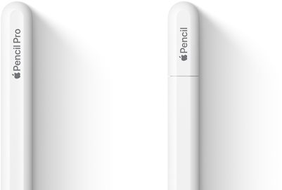 Apple Pencil Pro a Apple Pencil (USB‑C) vedľa seba