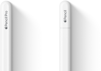 Apple Pencil Pro a Apple Pencil (USB‑C) vedľa seba